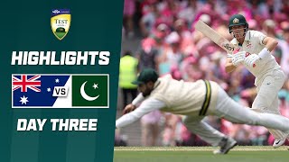 Australia v Pakistan 202324  Third Test  Day 3 [upl. by Adnyc]