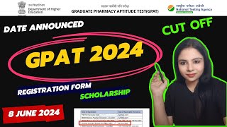 GPAT 2024 EXAM Date  GPAT 2024 Registration Form  GPAT Syllabus [upl. by Celene]