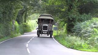 1918 WW1 Dennis lorry travelling to Honiton Hill [upl. by Anibla]