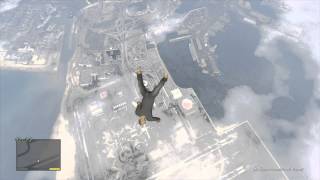 gta 5 atomic blimp max height plus free fall death [upl. by Nyrhtac]