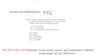 Skimming v Close Reading SAT Critical Reading Bootcamp 6 [upl. by Thadeus]