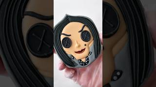 👻Coraline Other Mother Halloween cookie decorating アイシングクッキー coraline halloween [upl. by Ahsener]