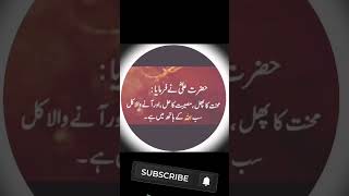 حضرت علی رضی اللہ تعالی عنہ کا قول nature urduislaminurdu islamictext [upl. by Yerffe841]