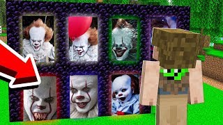 JAI TROUVÉ LES PORTAILS SECRETS A ÇA LE CLOWN SUR MINECRAFT  Horreur  Copine  3H00 Du Matin [upl. by Aehsat685]