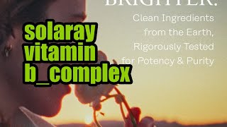 Review Boost Energy and Metabolism with SOLARAY Vitamin B Complex Chewables Strawberry Flavor 50 tab [upl. by Earas]