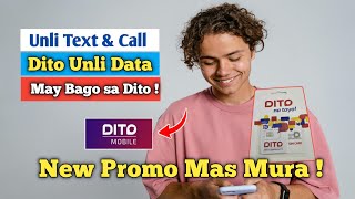 New Unli Data Promo Dito Sim 2024 Unli CallTextUnli Data [upl. by Stalder]