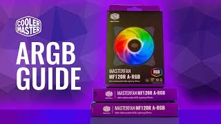 HOW TO Cooler Master ARGB Setup and Install Guide  MF120R ARGB [upl. by Nelg]