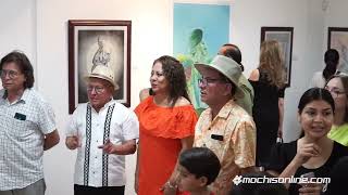 Muestra artística de Manuel Ayala en la Casa de la Cultura Conrado Espinosa [upl. by Leamsi315]