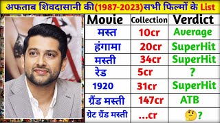 Aftab Shivdasani 19872021 All Movie List  Aftab Shivdasani Hit and Flop Movies List [upl. by Muhcan912]