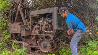 Cleveland bucket wheel trencher sitting 50 years  WILL it START [upl. by Gati]