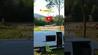 Kamperem na dziko po Polsce kamper podróże bieszczady campervan [upl. by Olvan852]