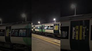 A Southern Railway C377 trains stop an passed through purley oaks station uk January 31st 2024 [upl. by Aninat]