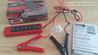 Battery amp Alternator Tester Ultimate Speed [upl. by Jamey]