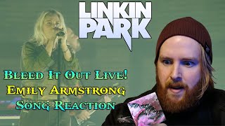 LINKIN PARK  Bleed It Out Live With New Singer Song Reaction [upl. by Desiree769]