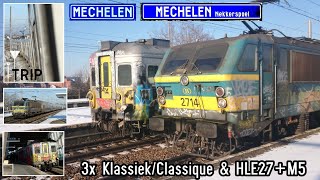 NMBS SNCB3x Klassiek MS AM Classique amp HLE27M5  MechelenNekkerspoel Mechelen Trip [upl. by Aikel]