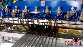 TECVIL refurbishing mesh welding line Schlatter MG900 PG 16 [upl. by Haorbed]