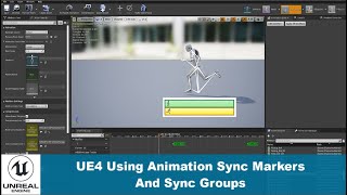 UE4Animation Sync Markers  Animation Sync Groups  Character Locomotion [upl. by Llain]