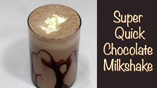 २ मिनट में बनाए चॉकलेट मिल्कशेक  Chocolate Milkshake  kabitaskitchen [upl. by Kurys]