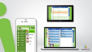 Die App mit Familienkalender FamilienChat Einkaufslisten Familienplaner [upl. by Neeoma]