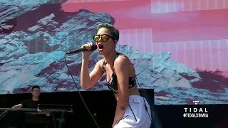 Halsey  Gasoline Live at Made in America 2015 [upl. by Nawiat]