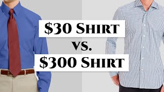 30 vs 300 Mens Dress Shirt  How To Spot Quality Shirts amp Avoid Crap  Gentlemans Gazette [upl. by Osnola]