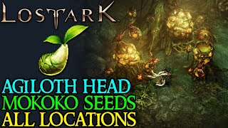 LOST ARK AQUILOKS HEAD ALL MOKOKO SEED LOCATIONS [upl. by Esyli]