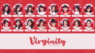 JKT48  Virginity ヴァージニティー Color Coded Lyrics [upl. by Attemaj]