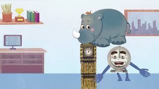 Hickory Dickory Dock  The Elephant Broke the Clock [upl. by Broeder]