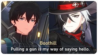 Boothill Threatens Dan Heng and Talks About Emanators Cutscene  Honkai Star Rail 22 [upl. by Anayra766]