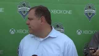 Interview Garth Lagerwey on Román Torres injury [upl. by Eillah]