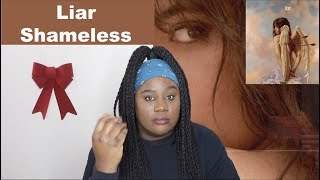 Camila Cabello  Liar AND Shameless REACTION [upl. by Hagen868]