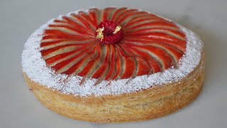 GALETTE DES ROIS FRAMBOISES CHOCOLAT BLANC [upl. by Yanetruoc]