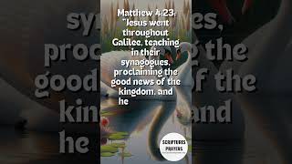 Healing Through Scripture Matthew 423 Inspiring Bible Verses with Beautiful Swan Picture Jesus [upl. by Boff208]