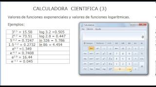 CALCULADORA CIENTIFICA 3 [upl. by Duyne]