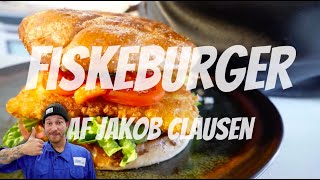 Fiskeburger  Opskrifter  P Clausens Fiskehandel [upl. by Adnuhser]