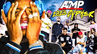 Yungeen Ace Reacts To AMP Cypher 2023 [upl. by Beitnes]