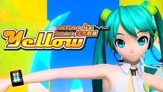 60fps Full Yellow イエロー Hatsune Miku 初音ミク Project DIVA ドリーミーシアター English lyrics Romaji subtitles [upl. by Stanhope]