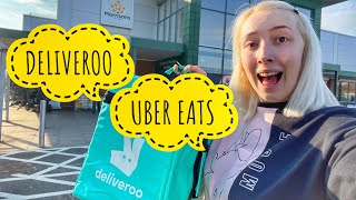 UBER EATS GOING BUST Come Deliver With Me On Deliveroo Uber Eats amp Beelivery [upl. by Tini507]