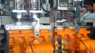 PARKER Blow Mold Machine Taiwan 2585 PK100CTD [upl. by Armelda]