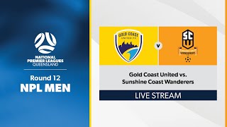 NPL Men Round 12  Gold Coast United vs Sunshine Coast Wanderers [upl. by Ahsekad445]