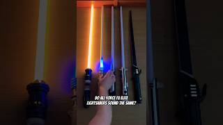 All Force FX Elite Lightsabers Sound The Same starwars lightsaber galaxysedge [upl. by Nonah]