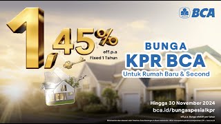 Bunga KPR BCA Akhir Tahun [upl. by Stclair]