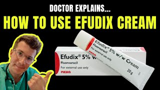 HOW TO USE EFUDIX 5 CREAM 5FU  Efudex  5fluorouracil  PLUS SIDE EFFECTS [upl. by Redyr155]