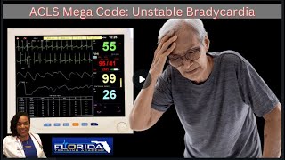 ACLS Mega Code Review  Unstable Bradycardia and Transcutaneous Pacing AHA ACLS [upl. by Jandy424]