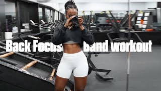 Back Focused Band workout Frantzcesca Casimir [upl. by Rozele]