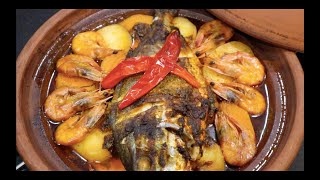 FIRST YOUTUBE VIDEO DORADE TAJINE ABDENNOUR BOUU MOROCCO RECEPT RECIPE KOKEN MET ABDENNOUR BOUU [upl. by Aggie839]