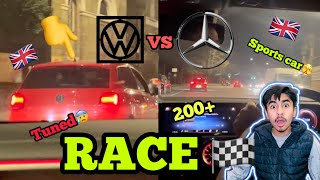 RACE🏁 MERCEDES vs VOLKSWAGEN😱 KON jeeta Race😂 [upl. by Garvy]