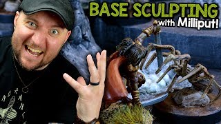 How to Sculpt Your Own Custom Miniature Bases with Milliput [upl. by Lamdin]