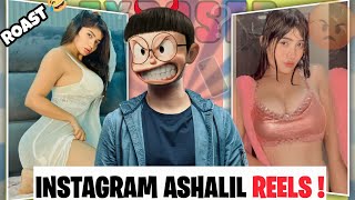 ASHLEEL INSTAGRAM REELS ROAST vairalvideo [upl. by Ecirp]