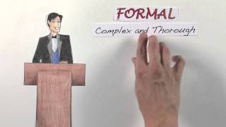 Formal vs Informal Writing Whats the Difference and When to Use Them [upl. by Adnoryt]